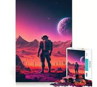 Looking for Life in Space Jigsaw Puzzle 1000 Piece Calm Game Serene Game Joyful Challenge (38x52cm)
