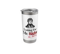 Looking for Mr. Darcy Black Print Funny Stainless Steel Insulated Tumbler