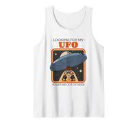 Looking for My UFO to Get Me Out of Here (Retro Graphic) Tank Top