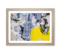 Looking For Something In Abstract Modern Art Framed Print | A4 Oak Framed Wall Art | Ready to Hang | Abstract Fantasy Picture | Living Room Bedroom Lounge Office