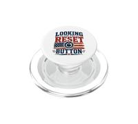 Looking for the Reset Button American Flag PopSockets PopGrip for MagSafe