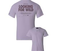 Looking for Wild - Urban T-shirt in soft, breathable organic cotton - Olwen M Purple Heather for Men - Size L Purple L