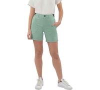 Looking for Wild - Women's stretch climbing shorts - Bavella Granit Green for Women - Size M Green M