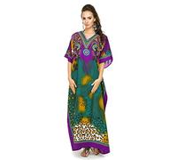 Looking Glam New Ladies Oversized Maxi Kimono Kaftan Tunic Kaftan Lounge Dress,18-22,Purple