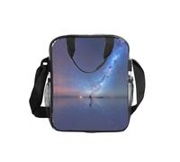 Looking Up Alone Print Clear Pvc Waterproof Tote Transparent See Through Lunch Handbag,Travel Toiletry Bag,Women Men Work Shopping