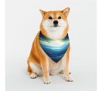 Looking Up at The Earth Dog Bandana for Small Medium Large Dogs, Cat Dogs Kerchief Triangle Bibs Scarf for Girl Or Boy