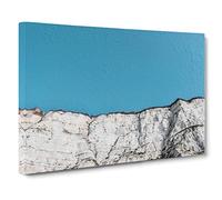 Looking Up at The White Cliffs of Dover Canvas Print | Gallery Wrapped 30mm Frame Wall Art | 30x20 inches | Ready to Hang | Modern Landscape Picture | Living Room Bedroom Lounge Office