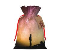 Looking Up Into the Night Sky Gift Bag with Handles and tag, Perfect for Christmas, Birthday, Wedding or Daily Gift - (S)