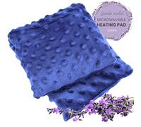 Lookix Microwave Heating Pad for Cramps, Aches & Pains - Weighted Microwavable Heating Pad - Moist Heat Therapy for Back, Neck, and Shoulders - Made in USA with Lavender, Flaxseed, and Buckwheat