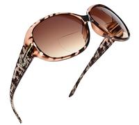 LookLux Bifocal Sunglasses For Women Oversized Rhinestone Reading Sunglasses 3.0 Womens Vintage Reader Sunglasses for women