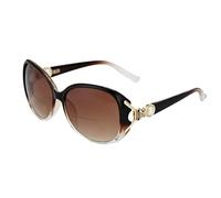 LookLux Oversized Reading Sunglasses 1.5 Square Bifocal Sunglasses for Women Trendy Sun Reader 1.5