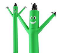 LookOurWay Air Dancers Inflatable Tube Man Attachment - 20 Feet Tall Wacky Waving Inflatable Dancing Tube Guy for Business Promotion (Blower Not Included) - Green