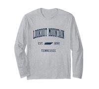 Lookout Mountain TN Vintage Athletic Sports JSN1 Long Sleeve T-Shirt