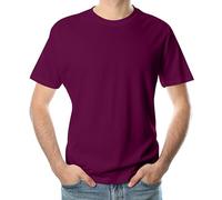 Looks Divine Gift Mens T-Shirt Crew Neck Short Sleeve T-Shirt for Men UK (UK, Alpha, L, Regular, Regular, Maroon)