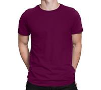 Looks Divine Gift Mens T-Shirt Crew Neck Short Sleeve T-Shirt for Men UK (UK, Alpha, M, Regular, Regular, Maroon)