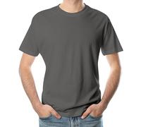 Looks Divine Gift Mens T-Shirt Crew Neck Short Sleeve T-Shirt for Men UK (UK, Alpha, XXL, Regular, Regular, Charcoal)
