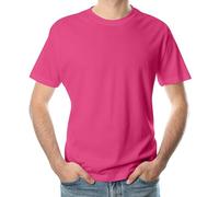 Looks Divine Gift Mens T-Shirt Crew Neck Short Sleeve T-Shirt for Men UK (UK, Alpha, XXL, Regular, Regular, Fuchsia)