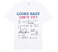 Looks Easy Isn’t It Funny Math Physics Joke Nerd Humor Comfort Colors Adult Heavyweight T-Shirt