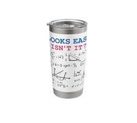 Looks Easy Isn’t It Funny Math Physics Joke Nerd Humor Stainless Steel Insulated Tumbler