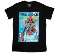 Looks Like A Job T-Shirt Spider-Man Black S