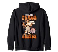 Looks Like Peace Sounds Like Shade Zip Hoodie