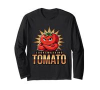 Looksmaxxing Tomato Mew Mog Long Sleeve T-Shirt