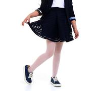 looksy Girl’s Fishnet Tights Durable Mesh Pantyhose Comfortable Small Diamond Netted Pattern Fashionable Hosiery Dance School Party Lena, Bianco 9-10 years (134-140 cm)