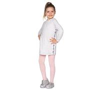 looksy Warm Opaque Girls Tights Light Footed Plain Pantyhose Thick School Uniform Dance Dress Accessories, Rosa 3/4 years (98/104 cm)