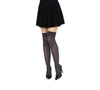 looksy Womens Over-the-Knee Socks Knee-High Long Plain School Cosplay Uniform Stockings 60 den