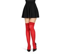 looksy Womens Over-the-Knee Socks Knee-High Long Plain School Cosplay Uniform Stockings 60 den