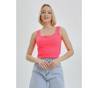 Lookus Women's Mercan Crop Vest in Bright Pink | Size: Large Lookus Bright Pink L