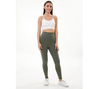 Lookus Women's Zelal Ribbed Leggings in Olive | Size: Small Lookus Olive S