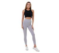 Lookus Zelal Ribbed Womens Leggings Trainers, Size L In Grey