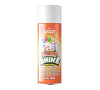 LOOLEY Balloon Shine Spray, 7 fl.oz Long Lasting High Shine Balloon Spray, Waterproof and Instant Gloss Formula, No-Wipe Design, Fragrance-free, Perfect for Party and Event Decorations
