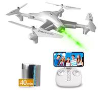Loolinn | Drone Quadcopter with HD Camera for Kids' Gift - Optical Flow Positioning Technology, Very Stable Flight, 40 Minutes Long Flight Time, Two batteries, Easy to Fly (Gift for Kids)