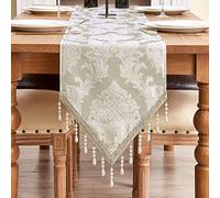 Loom and Mill Luxury Table Runner Alps(Beige,90in)