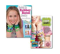Loom Band Craft 2 Books Collection Set, (Hooked on Rubber Band Jewelry and Loom Magic!: 25 Awesome, Never-Before-Seen Designs for an Amazing Rainbow of Projects)