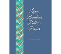 Loom Beading Pattern Paper: Design your own unique bead patterns with this specialized offset graph paper. 100 large pages perfect for creating both on loom and off loom projects.