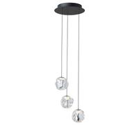 Loom Design - Ice Ball Pendant 3 - Transparent