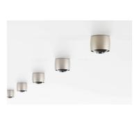 LOOM DESIGN LED ceiling light Air, grey, aluminium, Ø 10 cm
