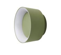 LOOM DESIGN LED ceiling light Cookie, green aluminium Ø 15 cm