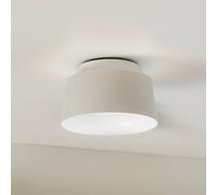 LOOM DESIGN LED ceiling light Cookie, white aluminium Ø 15 cm