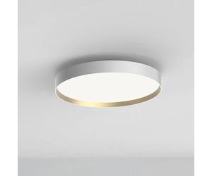 LOOM DESIGN LED ceiling light Lucia, white/gold-coloured Ø 60 cm