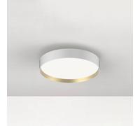 LOOM DESIGN LED ceiling light Lucia, white/gold-coloured Ø 35 cm