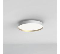 LOOM DESIGN LED ceiling light Lucia, white/gold-coloured Ø 45 cm