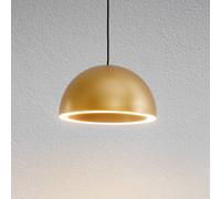 LOOM DESIGN LED hanging light Curve gold-coloured aluminium Ø 14 cm