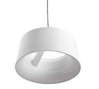 LOOM DESIGN LED pendant light Cookie, white, aluminium Ø 15 cm
