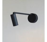 LOOM DESIGN LED spotlight Iris, black, aluminium, Ø 4.5 cm