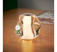 LOOM DESIGN LED table lamp Ice Ball, chrome, Ø 10.5 cm