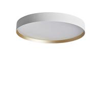 LOOM DESIGN LED ceiling light Lucia, white/gold-coloured Ø 60 cm